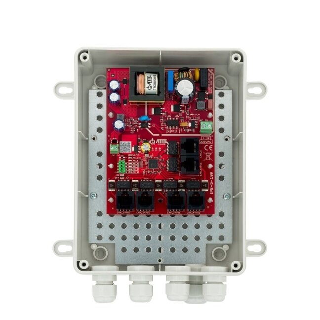 6 port switch ATTE IPB-5-10A-M2 (5x PoE, 100Mbps, 90W, IP65) 6 port switch ATTE IPB-5-10A-M2 (5x PoE, 100Mbps, 90W, IP65)