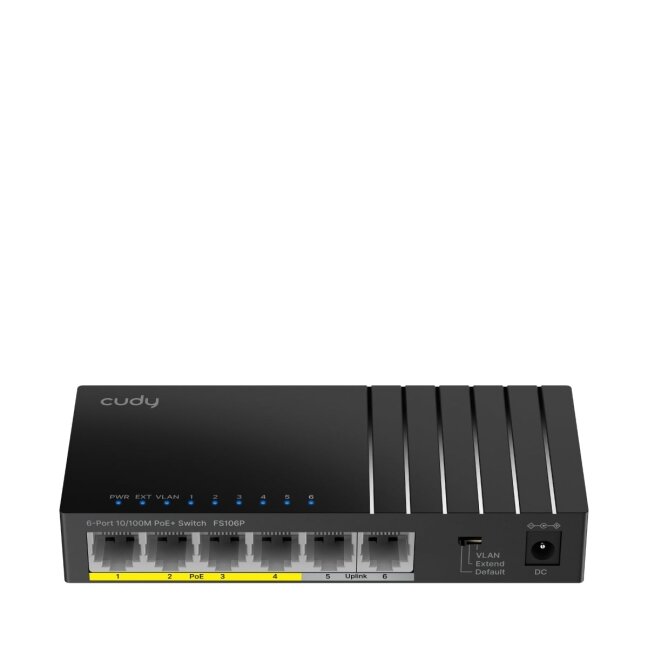 6 Ports Switch CUDY FS106P (Unmanaged) 6 Ports Switch CUDY FS106P (Unmanaged)