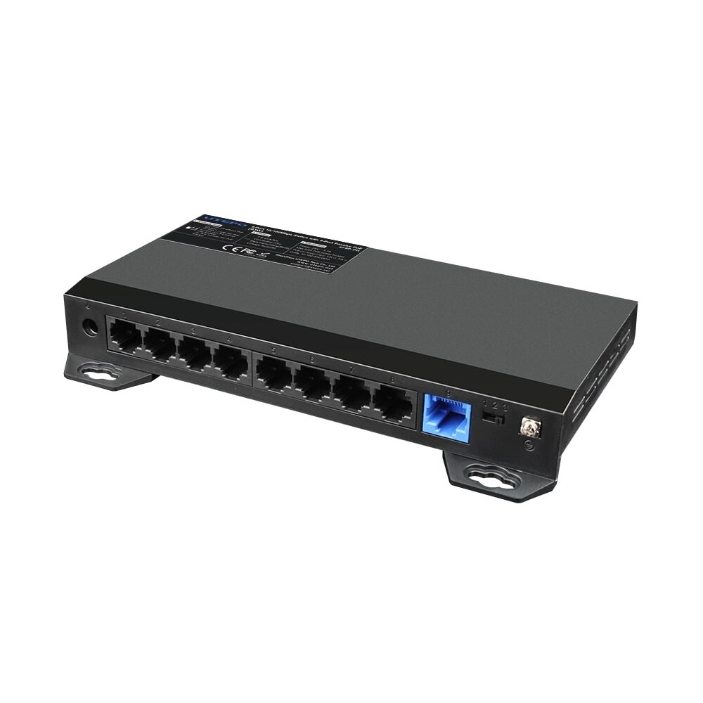 8 ports, 8 PoE ports switch UTEPO Soho SF9P-H 8 ports, 8 PoE ports switch UTEPO Soho SF9P-H