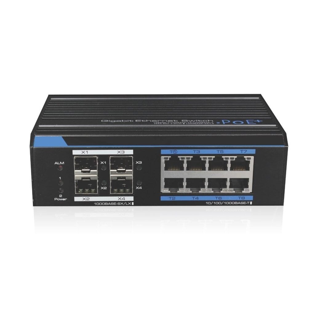 8 port 8 PoE port industrial switch UTEPO UTP7308GE-POE(Microsemi MS60)