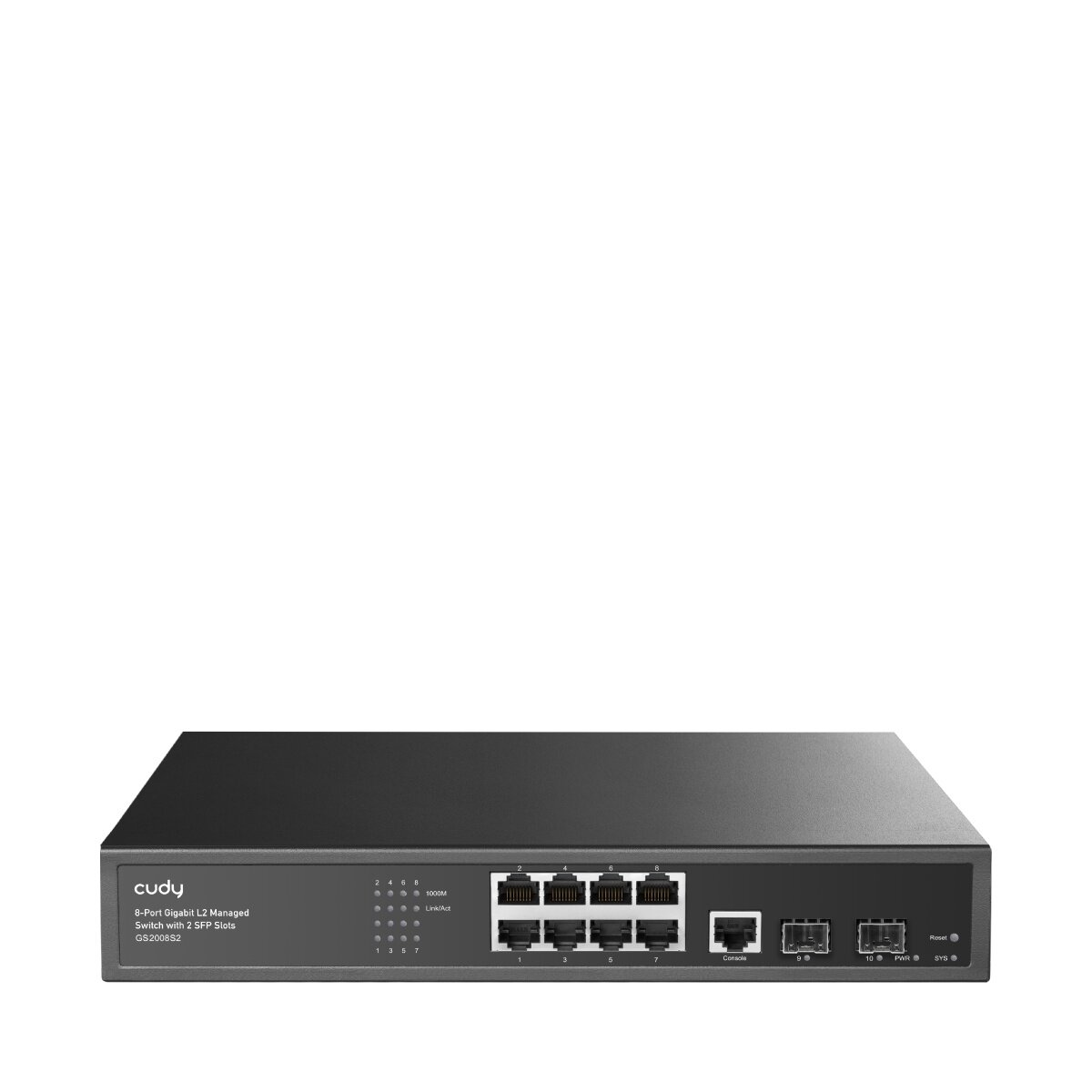 8-port managed switch CUDY GS2008S2