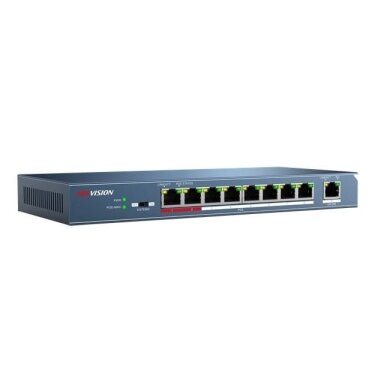 8 ports, 8 PoE switch Hikvision DS-3E0109P-E