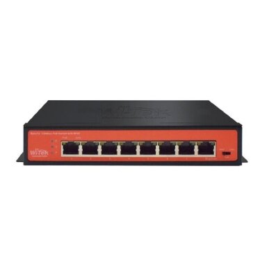 8 port 8 PoE port switch Wi-Tek Wi-PS208H