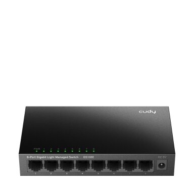8-port switch CUDY GS108E