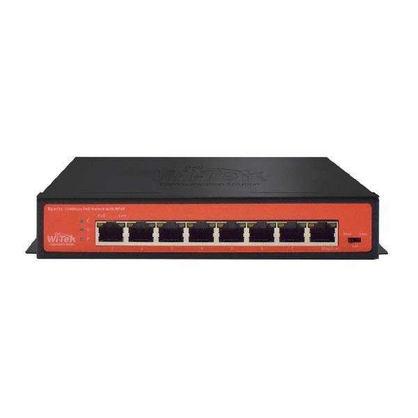 8 port 8 PoE port switch Wi-Tek Wi-PS208H