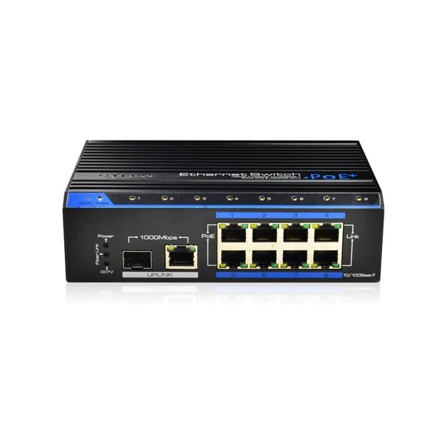 8 ports, 8 PoE switch UTEPO UTP7208E-POE-A1