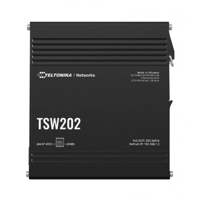 8-port industrial switch TELTONIKA TSW202000000 (PoE) 8-port industrial switch TELTONIKA TSW202000000 (PoE)
