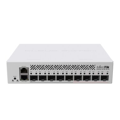 9-port switch MikroTik CRS310-1G-5S-4S+IN (1xLAN, 5xSFP, 4xSFP+)