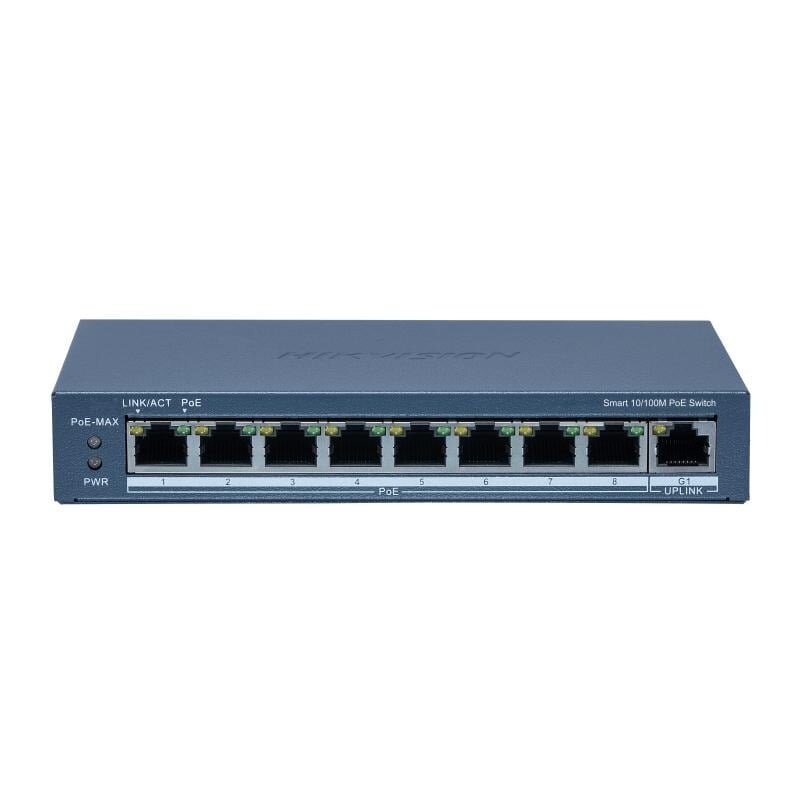9 port 8 PoE port Switch Hikvision DS-3E1309P-EI(B)