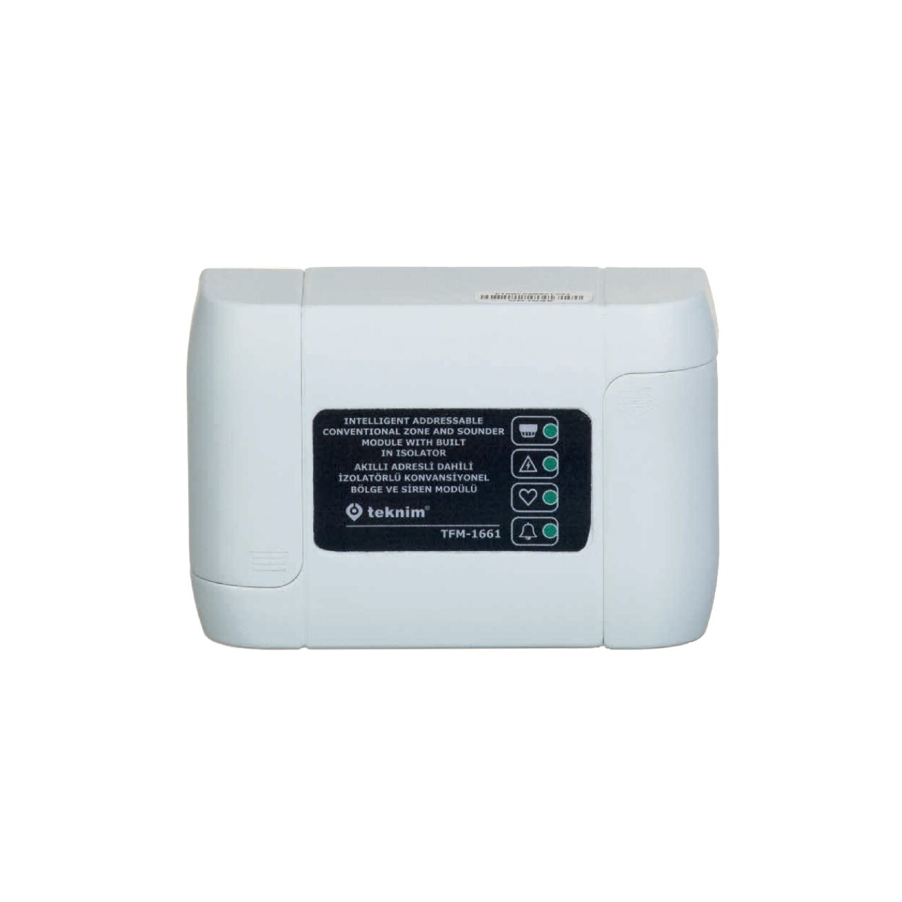 Addressable conventional zone interface module Teknim TFM-1661 (with isolator) Addressable conventional zone interface module Teknim TFM-1661 (with isolator)