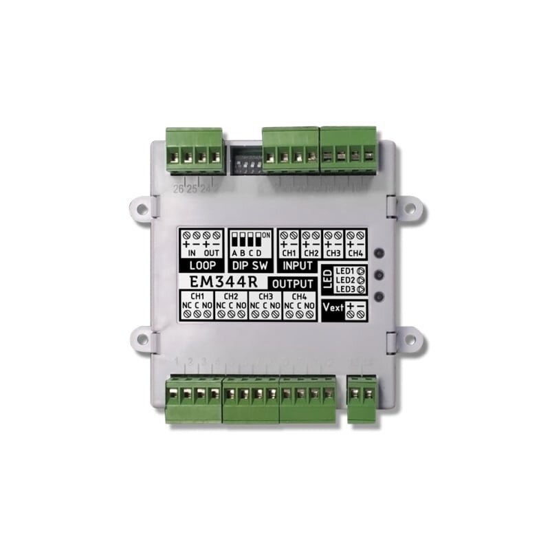 Addressable controlled module Enea EM344S (4x I/O)