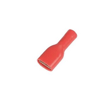 AFH/A-1.5 pilnai izoliuotas kištukinis lizdas (1.5mm², raudonas)