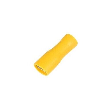 AFH/A-6 pilnai izoliuotas kištukinis lizdas (6mm², geltonas)