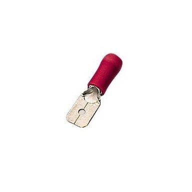 AFM-1.5 izoliuotas kištukas (1.5mm², raudonas)