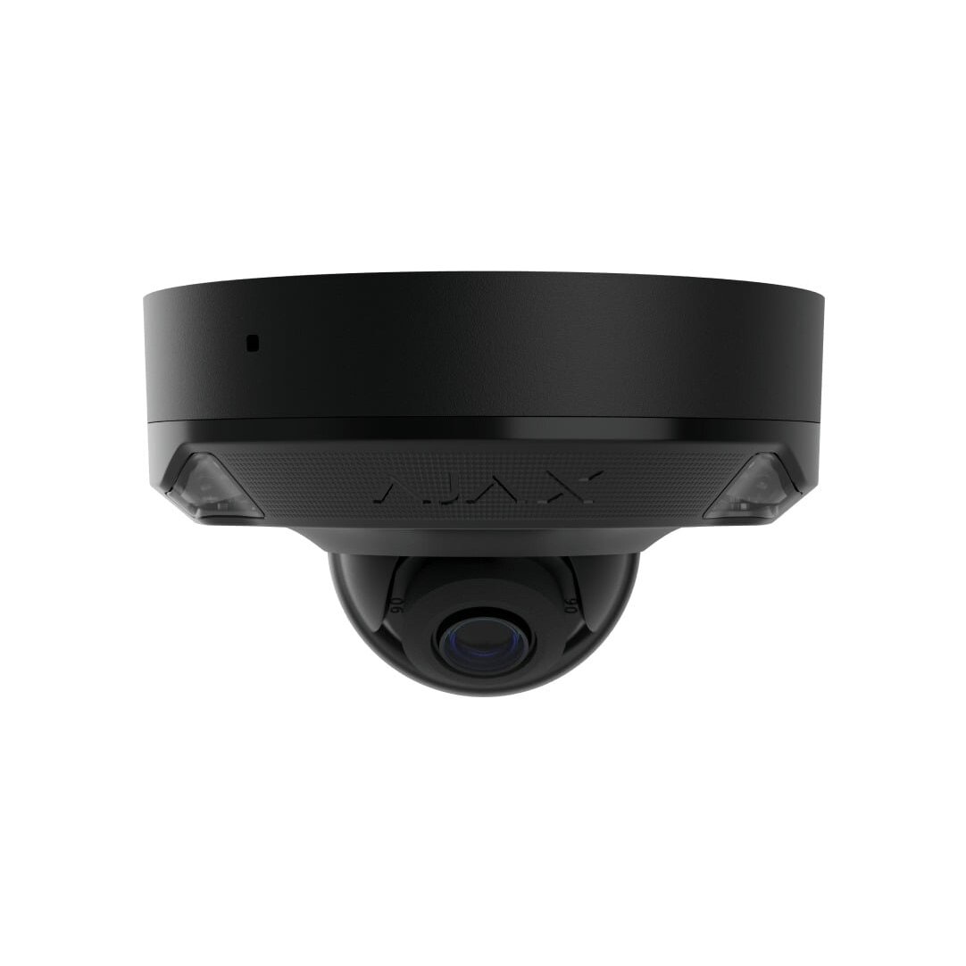 Ajax DomeCam Mini HL (juoda, 8 MP, F2.8, 15 m IR, True WDR, IP65) Ajax DomeCam Mini HL (juoda, 8 MP, F2.8, 15 m IR, True WDR, IP65)