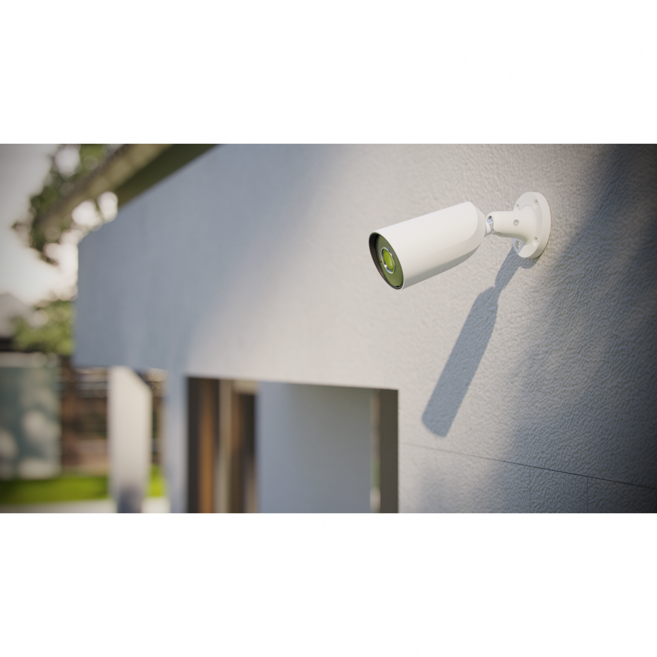 AJAX BULLETCAM 5MP BULLET IP CAMERA , 2,8MM (100°) , IR 35M, MIC, MICROSD, IP65, WHITE 2