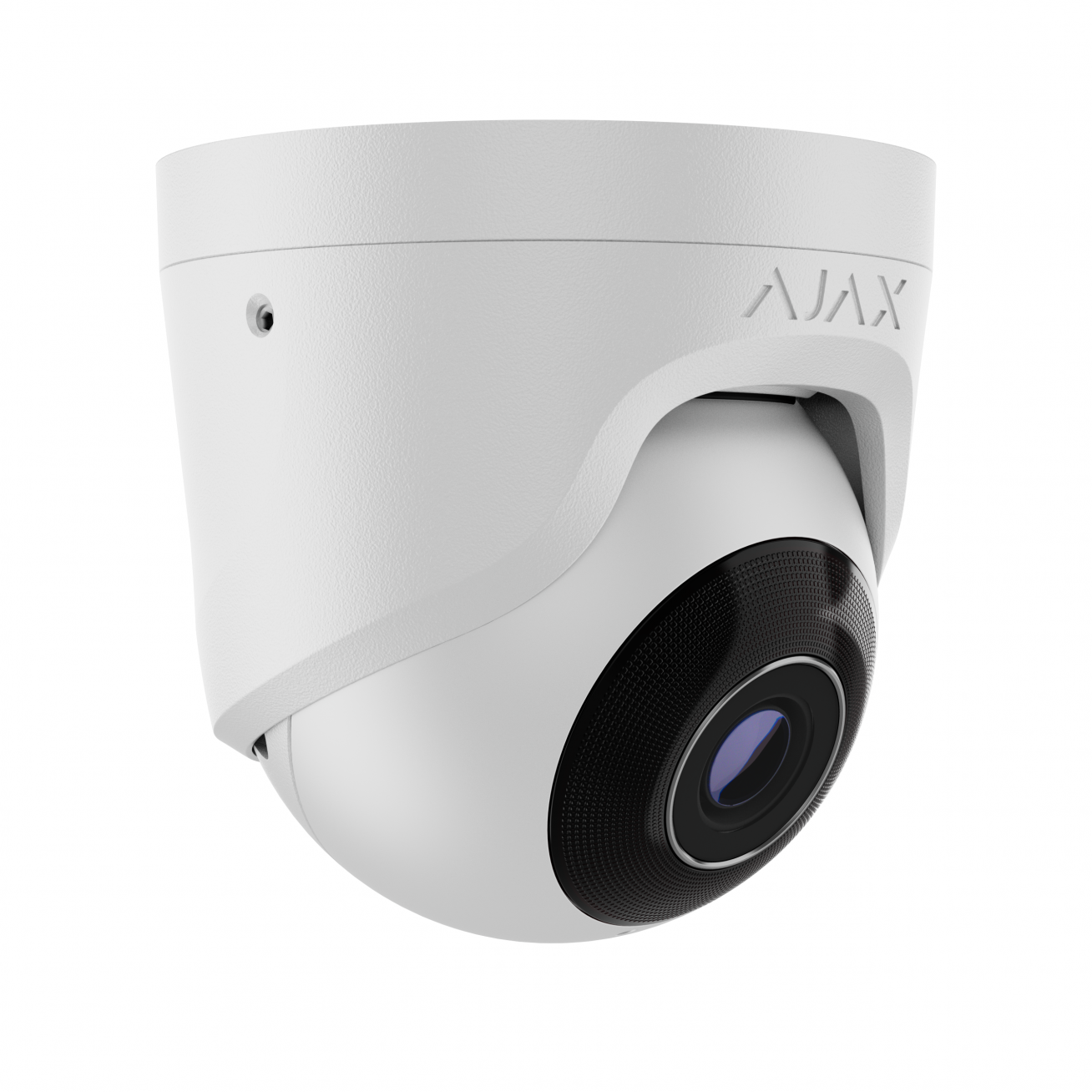 AJAX TURRETCAM 5MPIX DOME IP KAMERA , 2,8MM (100°) , IR IKI 35M, MIKROFONAS, MICROSD, IP65, BALTA