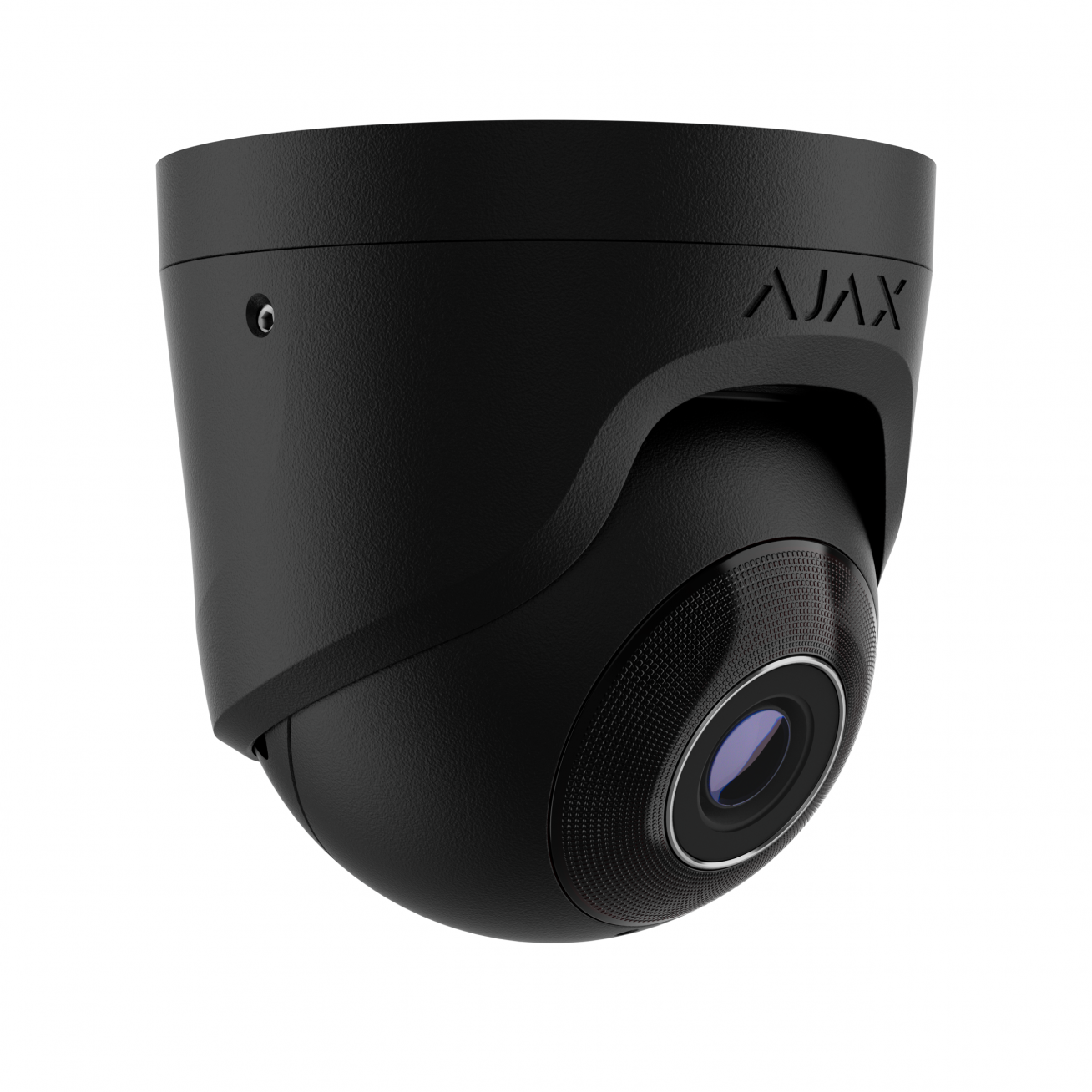 AJAX TURRETCAM 5MPIX DOME IP CAMERA , 2,8MM (100°) , IR 35M, MIC, MICROSD, IP65, BLACK