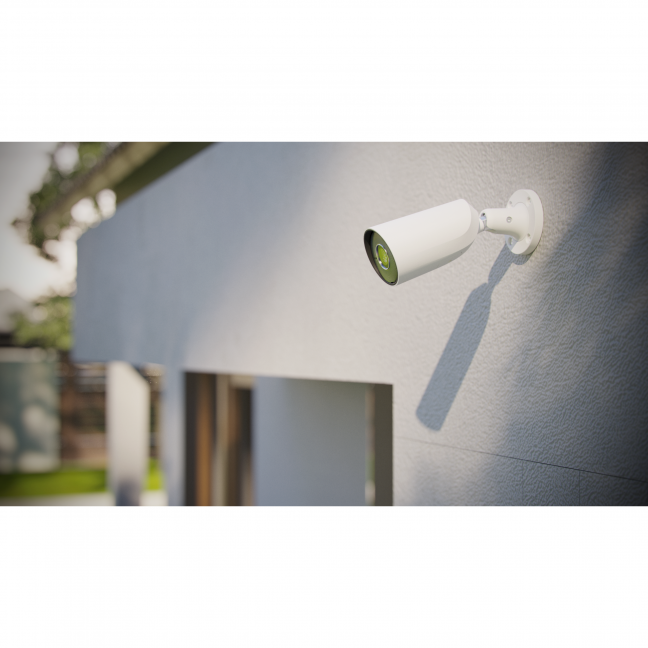 AJAX BULLETCAM 5MP BULLET IP CAMERA , 2,8MM (100°) , IR 35M, MIC, MICROSD, IP65, WHITE 2