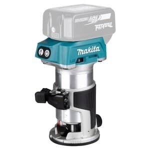 Akumuliatorinė freza 18V Makita DRT50Z (Be akumuliatoriaus ir pakrovėjo) Akumuliatorinė freza 18V Makita DRT50Z (Be akumuliatoriaus ir pakrovėjo)