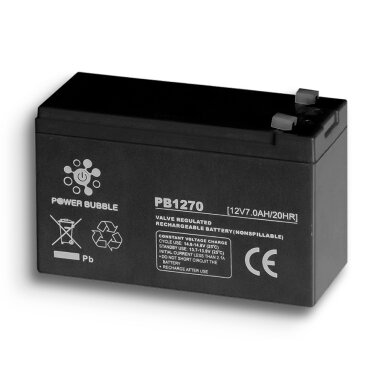 Battery Power Bubble PB1207 (7Ah, 12V)