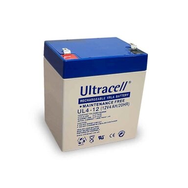 Battery Ultracell UL4-12 (4Ah, 12V)