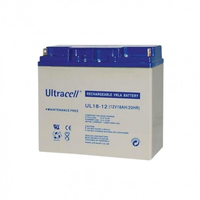 Akumuliatorius Ultracell UL18-12 VDS (18 Ah, 12V, VDS) Akumuliatorius Ultracell UL18-12 VDS (18 Ah, 12V, VDS)