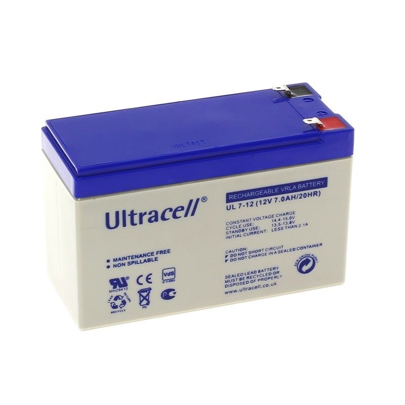 Battery Ultracell UXL7-12 (7Ah, 12V, F1, VRLA, AGM)
