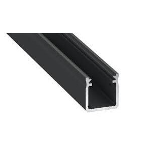 Aliuminis paviršinis profilis Lumines LED juostoms Y (juodas, 3m) Aliuminis paviršinis profilis Lumines LED juostoms Y (juodas, 3m)
