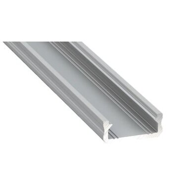 Aluminum surface profile for Lumines LED strips D (grey, 2m)
