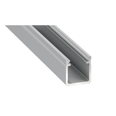 Aluminum surface profile for Lumines LED strips Y (grey, 3m)