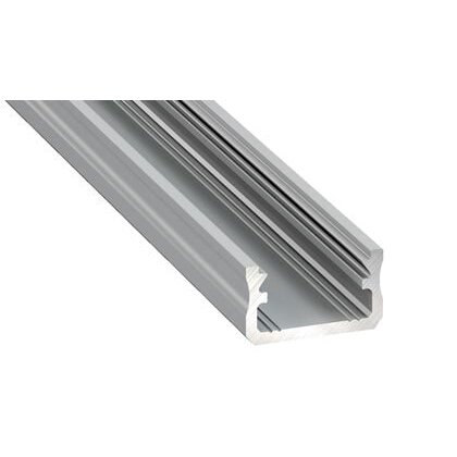 Aliuminis anoduotas profilis Lumines LED juostoms A (pilkas, anoduotas, 2m) Aliuminis anoduotas profilis Lumines LED juostoms A (pilkas, anoduotas, 2m)