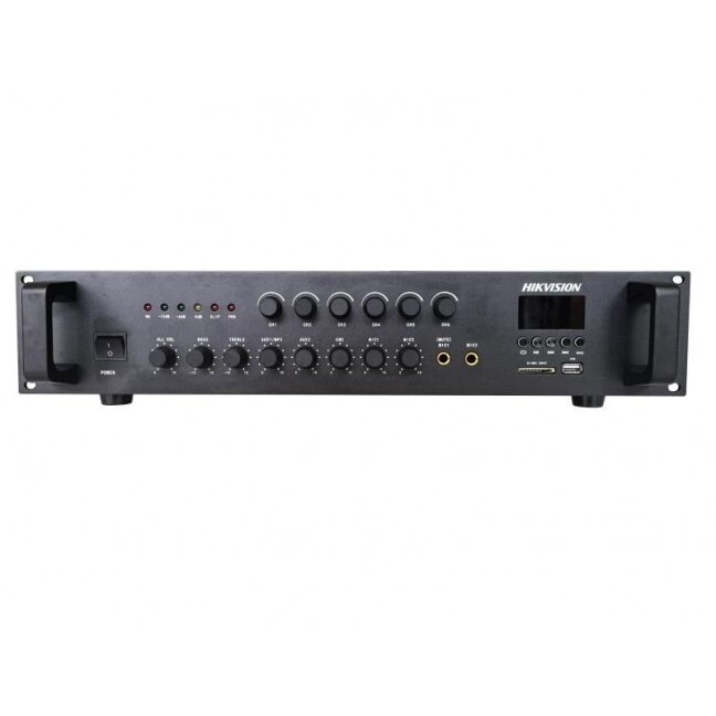 Analoginis stiprintuvas Hikvision DS-QAE0A240G1-VB6 (240W, Bluetooth, USB) Analoginis stiprintuvas Hikvision DS-QAE0A240G1-VB6 (240W, Bluetooth, USB)