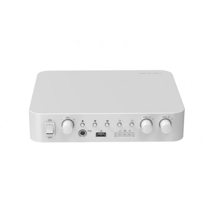 Analoginis stiprintuvas Hikvision DS-QAE0A60G1-VB (60W, Bluetooth, USB) Analoginis stiprintuvas Hikvision DS-QAE0A60G1-VB (60W, Bluetooth, USB)