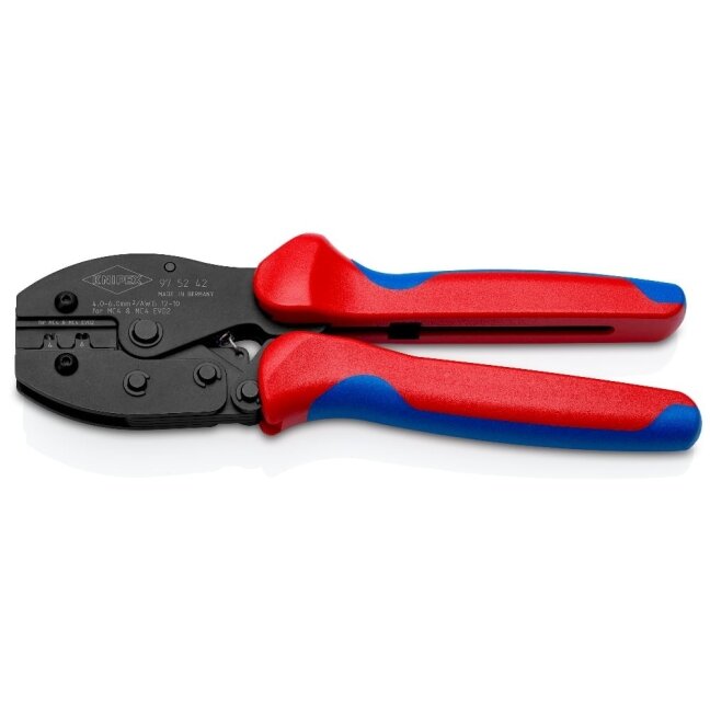 Crimping pliers Knipex 97 52 42 (for MC4 connectors, 4–6mm²) Crimping pliers Knipex 97 52 42 (for MC4 connectors, 4–6mm²)