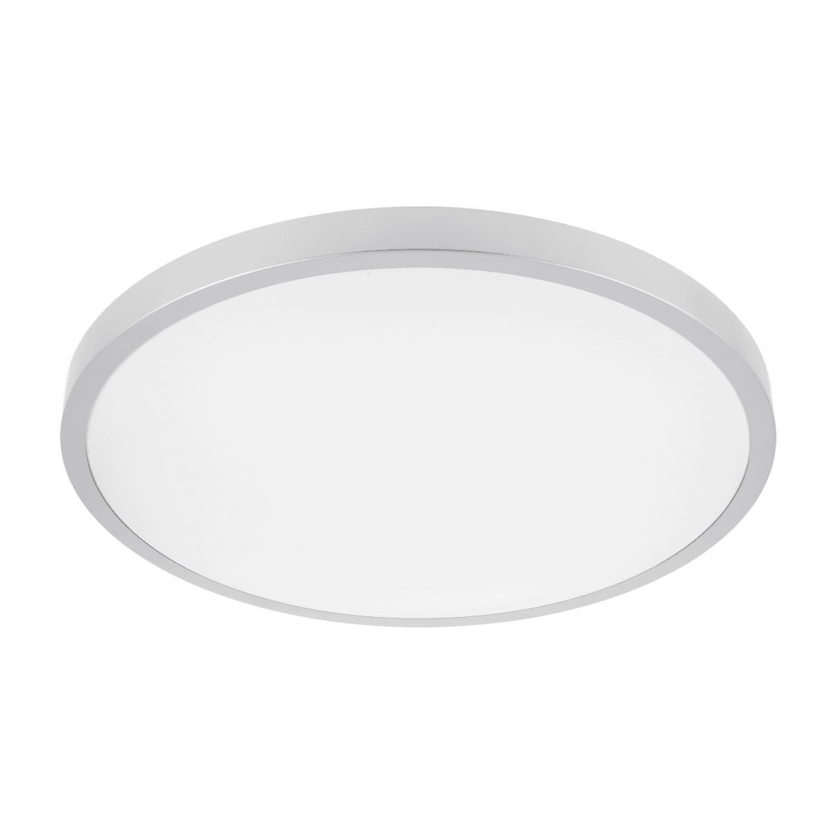 ATOL LED ceiling light (32W, 2560lm, 3000K, silver, round) GTV LD-ATOL32W-WW-02