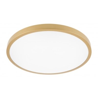 ATOL LED lubinis šviestuvas (32W, 2560lm, 3000K, auksinis, apvalus) GTV LD-ATOL32W-WW-02