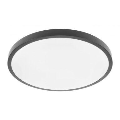 ATOL LED ceiling light (32W, 2560lm, 4000K, black, round) GTV LD-ATOL32W-NW-10