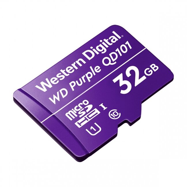 Atminties kortelė Micro SD WD Purple WDD032G1P0C Atminties kortelė Micro SD WD Purple WDD032G1P0C