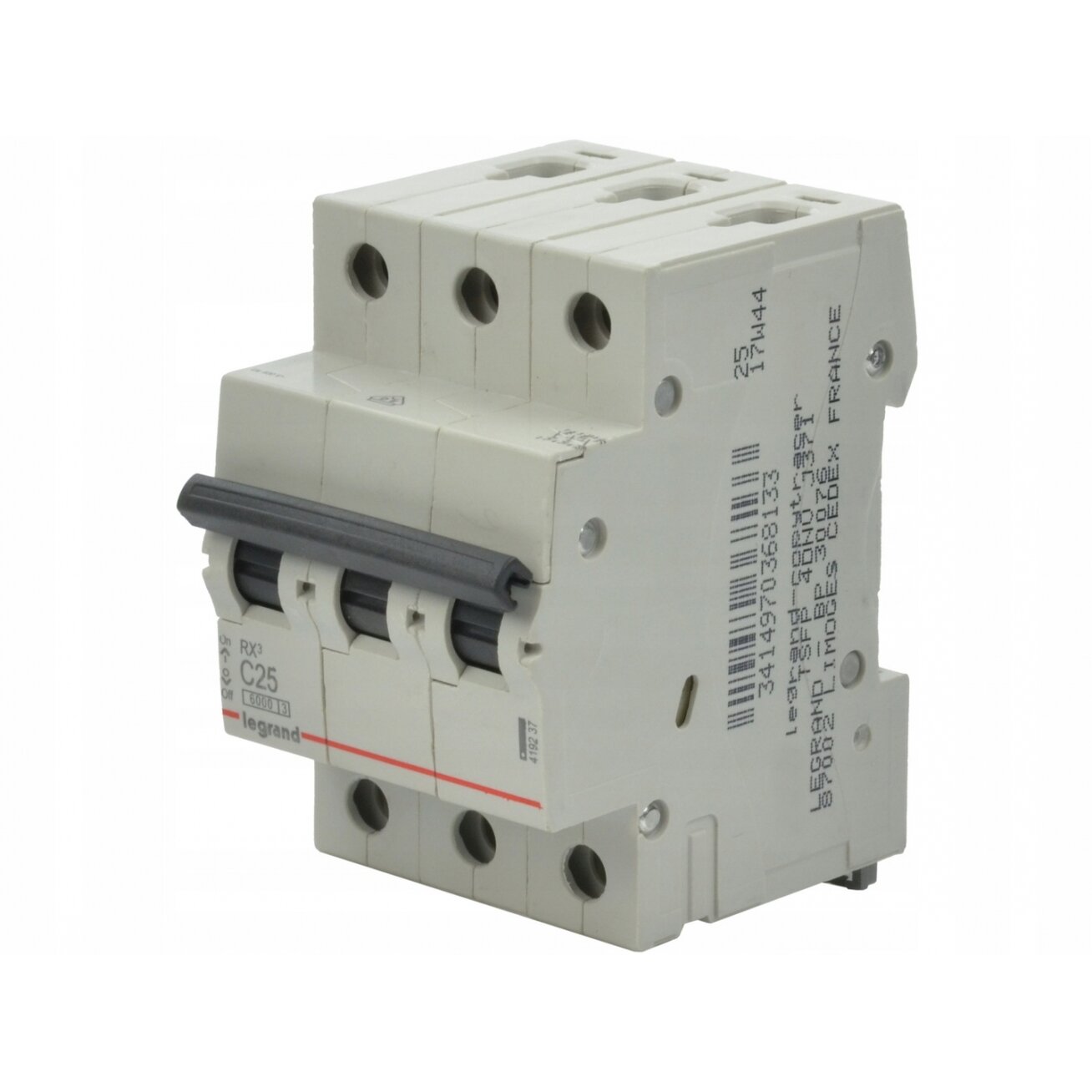 MCB RX3 Legrand 419237 (25A, 3P, 400V, 6kA)