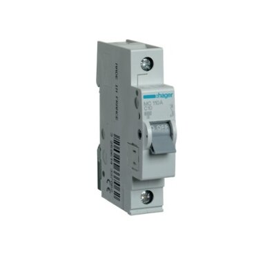 Automatic switch Hager MC110 (10A, 1P, 230V, 6kA)