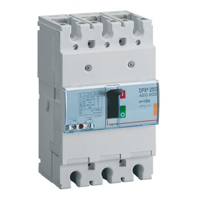 Automatinis jungiklis DPX3 250TM Legrand 420205 (100A, 3P, 25kA) Automatinis jungiklis DPX3 250TM Legrand 420205 (100A, 3P, 25kA)
