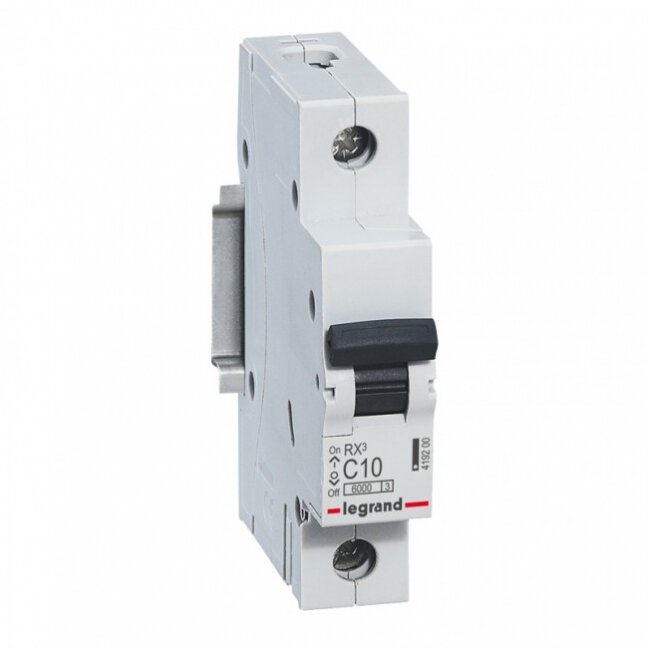Automatinis jungiklis MCB RX3 Legrand 419200 (10A, 1P, 230V, 6kA) Automatinis jungiklis MCB RX3 Legrand 419200 (10A, 1P, 230V, 6kA)