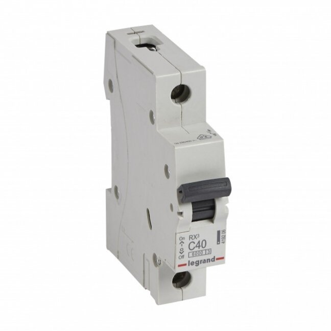Automatinis jungiklis MCB RX3 Legrand 419206 (40A, 1P, 230V, 6kA) Automatinis jungiklis MCB RX3 Legrand 419206 (40A, 1P, 230V, 6kA)