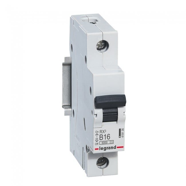 Automatinis jungiklis MCB RX3 Legrand 419136 (16A, 1P, 230V, 6kA) Automatinis jungiklis MCB RX3 Legrand 419136 (16A, 1P, 230V, 6kA)