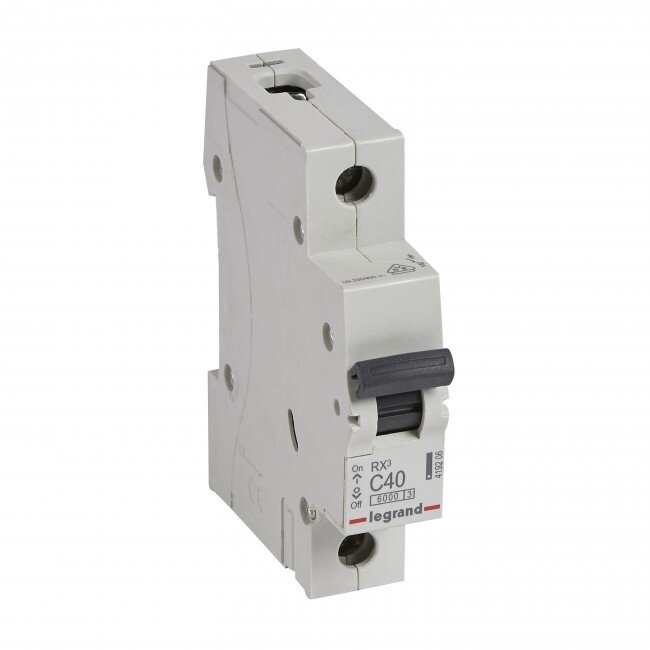 Automatinis jungiklis MCB RX3 Legrand 419206 (40A, 1P, 230V, 6kA) Automatinis jungiklis MCB RX3 Legrand 419206 (40A, 1P, 230V, 6kA)