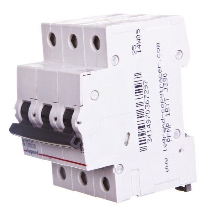 Automatinis jungiklis MCB RX3 Legrand 419167 (10A, 3P, 230V, 6kA) Automatinis jungiklis MCB RX3 Legrand 419167 (10A, 3P, 230V, 6kA)