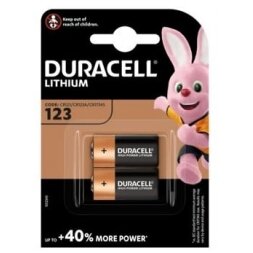 Battery Lithium Duracell CR123 (2 pcs.)