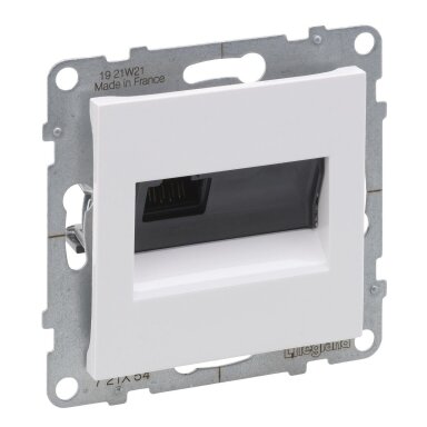 White RJ45 UTP 6A socket SUNO Legrand 721154
