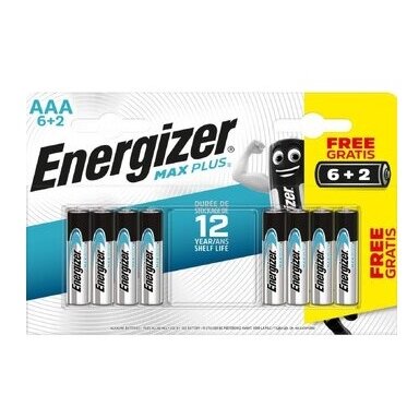 Battery Energizer Max Plus LR03 AAA 6+2 (8 pcs.)